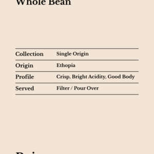 Whole Bean